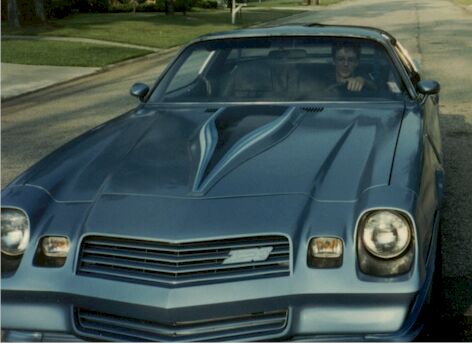 Chris in his '81 Z28 at my parents' house