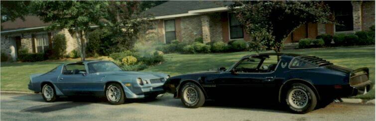 The '81 Z28 and '79 TA